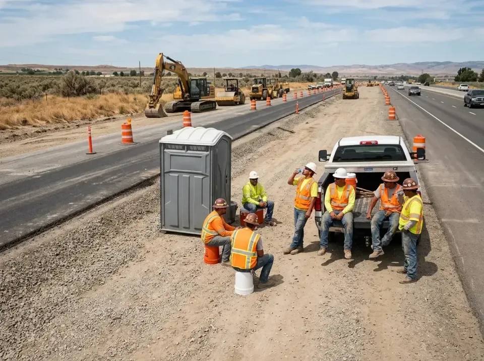 highway-road-construction-crew-007 — frequently asked questions, Porta Potty and Restroom Rentals in Woodside, PA